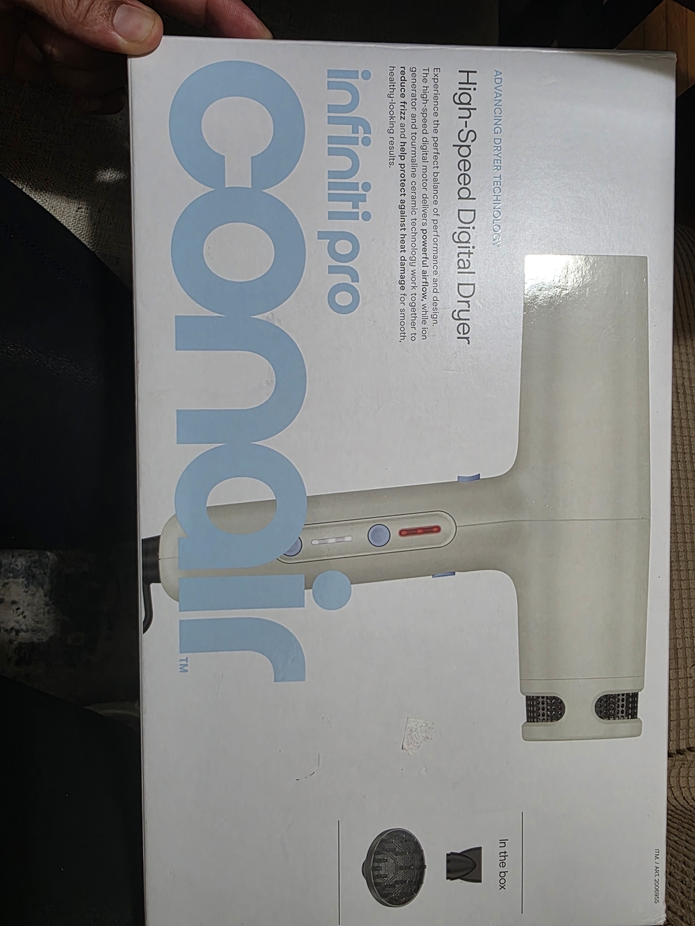 InfinitiPro by Conair High-Speed Digital Hair Dryer - White